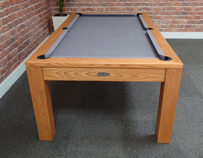 Signature Chester Oak 7ft Pool Dining Table: Warehouse Clearance